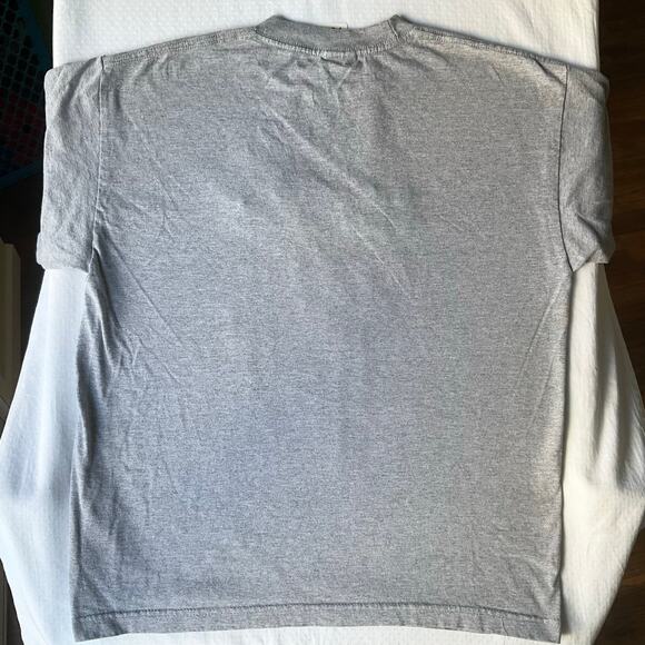 Intex Men’s Short Sleeve T-shirt size L, Solid Gray, USA - Picture 6 of 7